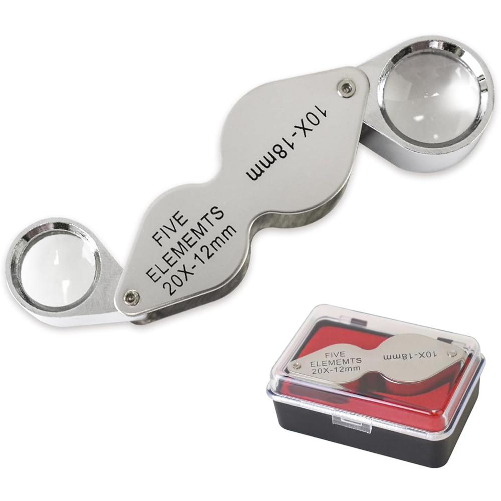 Eye Piece Magnifier - Kaca Pembesar Saku Loupe Perhiasan 10X