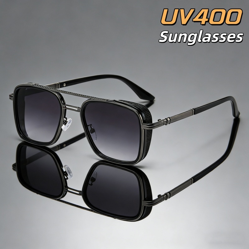 Photography Street - Kacamata Hitam Retro Berbingkai Oval Pria