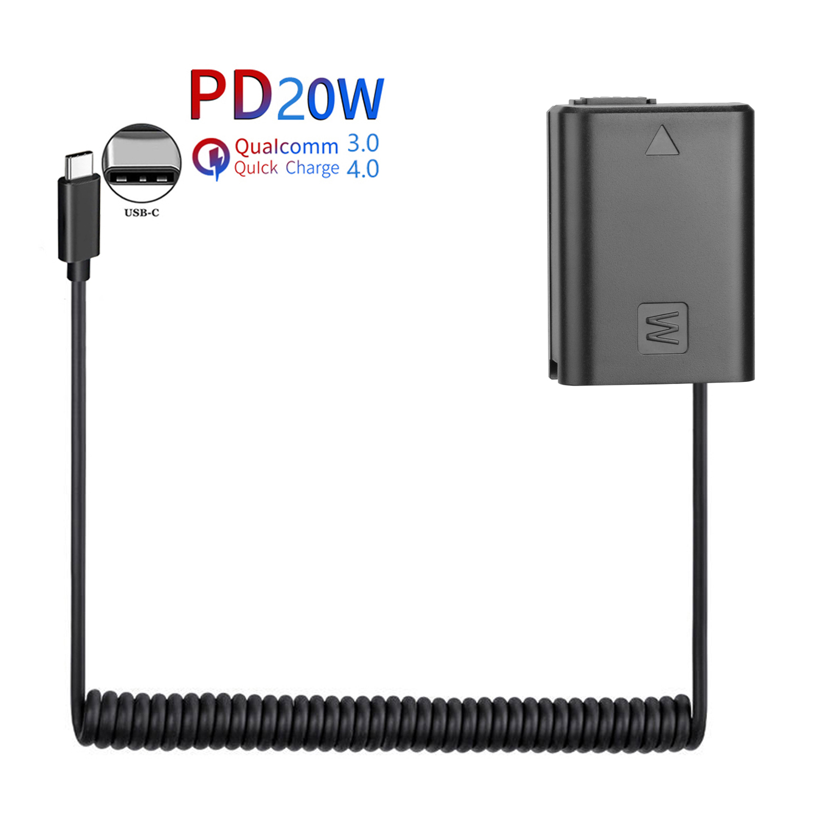 Sony Camera Zv-E10 - PD USB-C AC-PW20, adaptor daya baterai