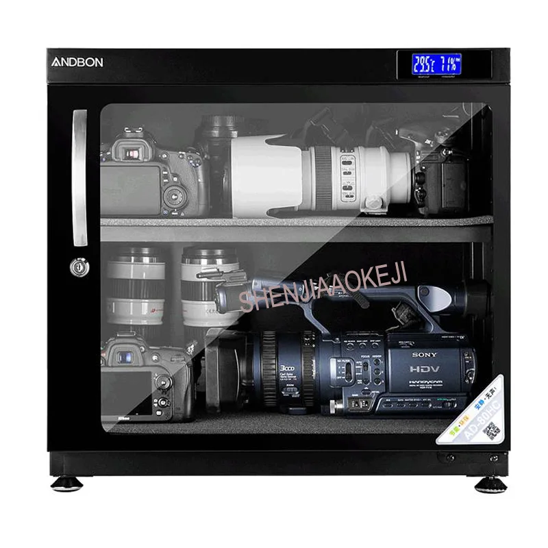 Camera Dry Cabinet - 80L Kotak Elektronik Tahan Lembab LED