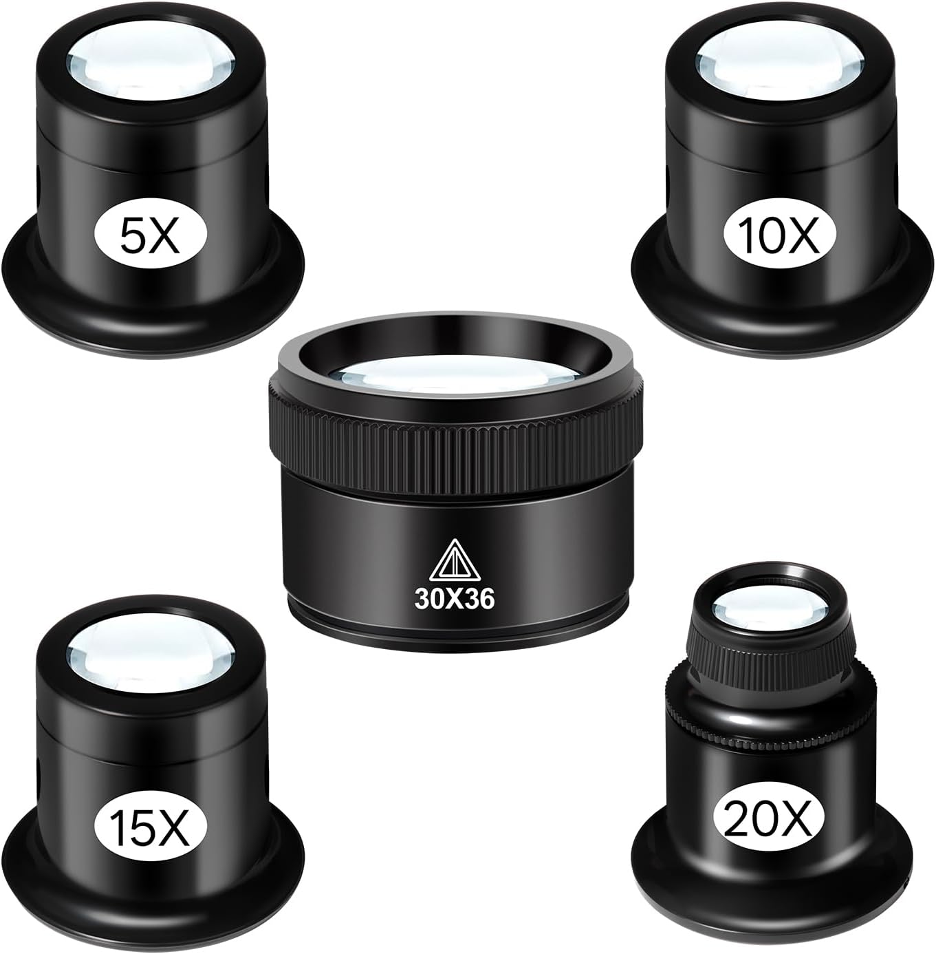 5 Buah Set Kaca Pembesar Perhi - Eye Piece Magnifier ulasan dan harga