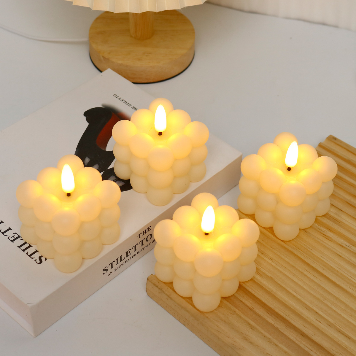 Lilin LED Kubus untuk Dekorasi - Photography Lighting ulasan dan harga