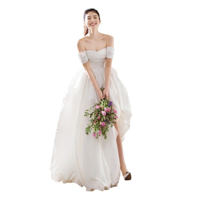 Gaun Pengantin Sederhana Tanpa - Photography Lighting ulasan dan harga