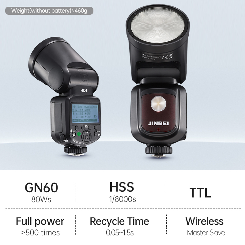 JINBEI HD-1 Round-head HSS Spe - Photography Lighting ulasan dan harga
