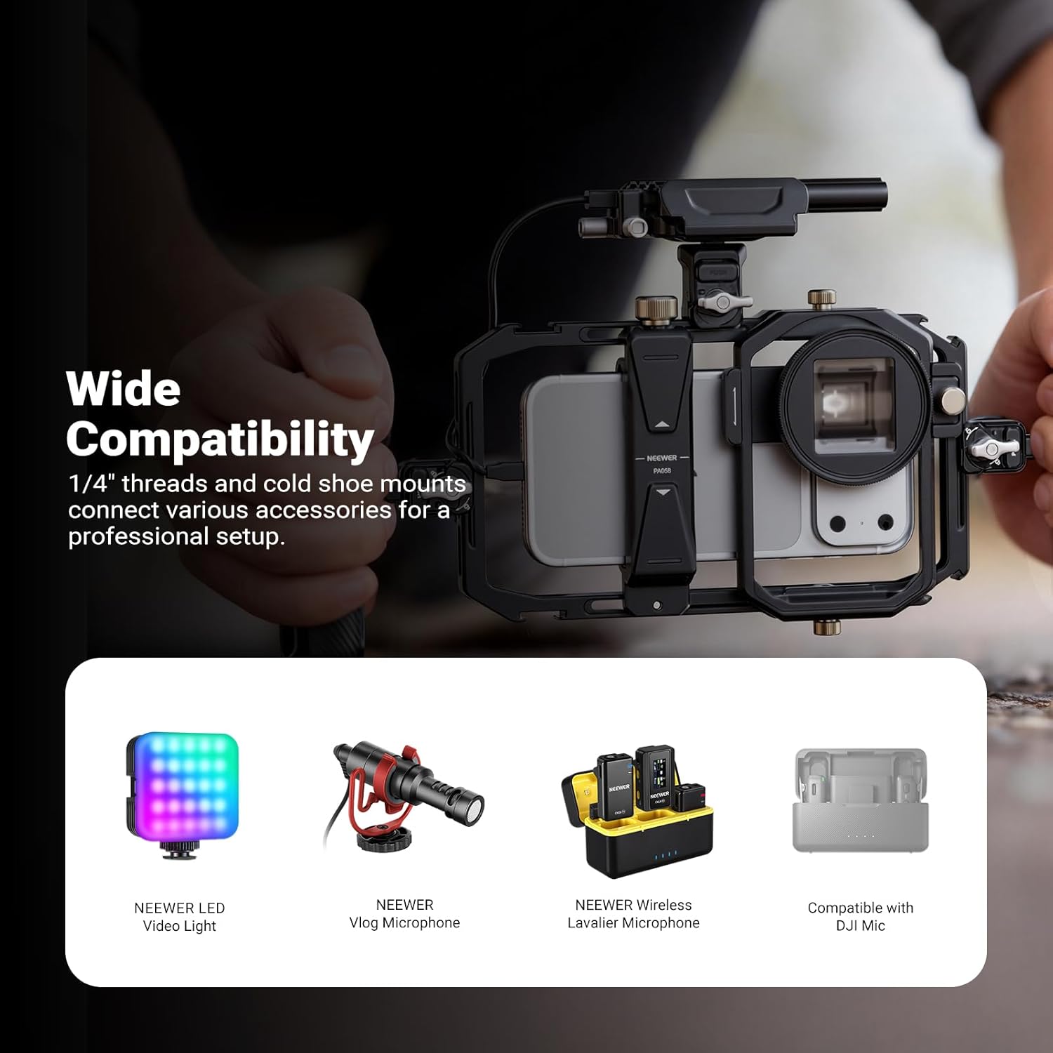NEEWER Universal Phone Cage Vi - Xiaomi Photography Kit 15 Ultra ulasan dan harga