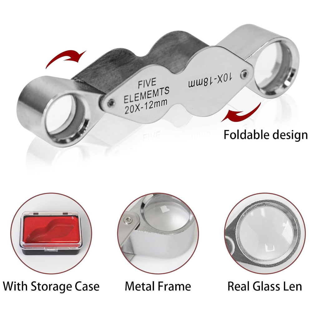 Kaca Pembesar Saku Loupe Perhi - Eye Piece Magnifier ulasan dan harga