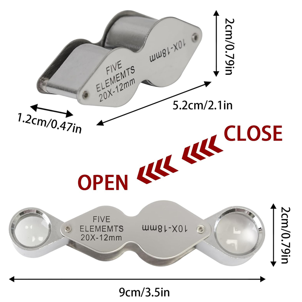 Kaca Pembesar Saku Loupe Perhi - Eye Piece Magnifier ulasan dan harga