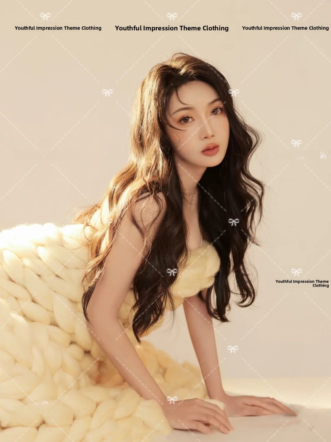 Selimut Santai Gaya Korea Lush - Photography Young ulasan dan harga