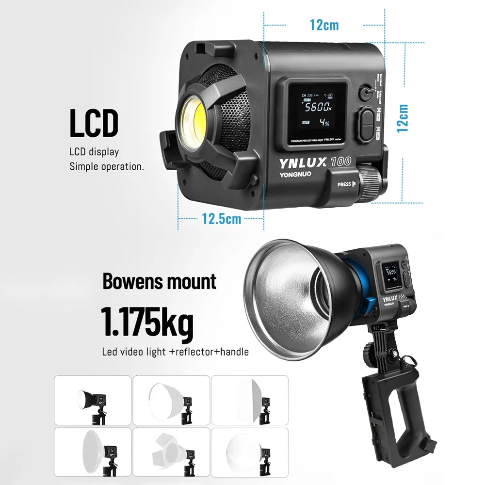YONGNUO YNLUX100 100W 3200K-56 - Photography Lighting ulasan dan harga