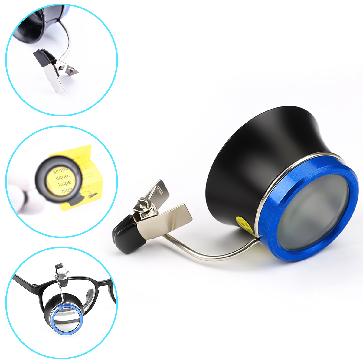 Kaca Pembesar 5X 10X 20X, Klip - Eye Piece Magnifier ulasan dan harga