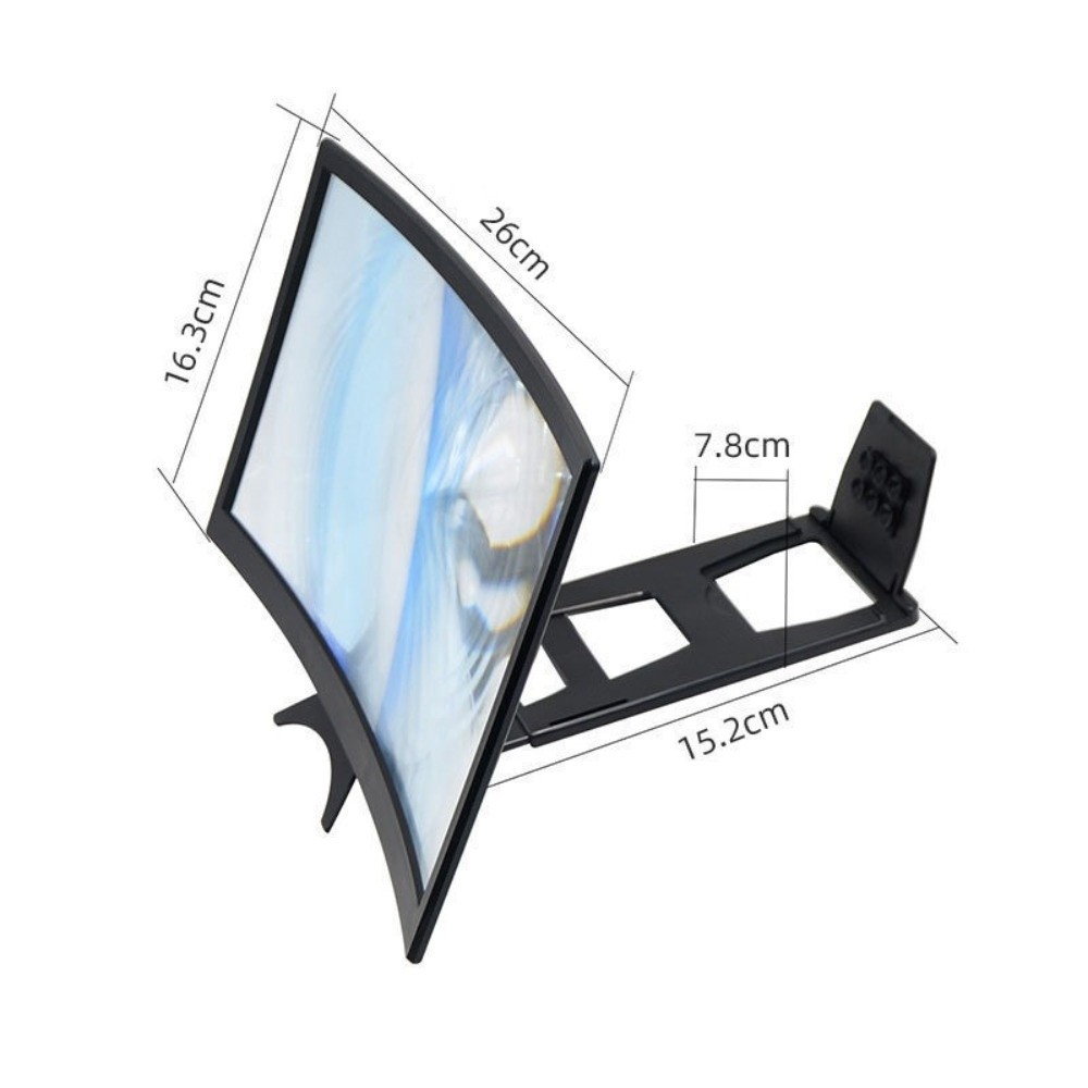 Braket Pembesar Layar 3D 12 In - Eye Piece Magnifier ulasan dan harga