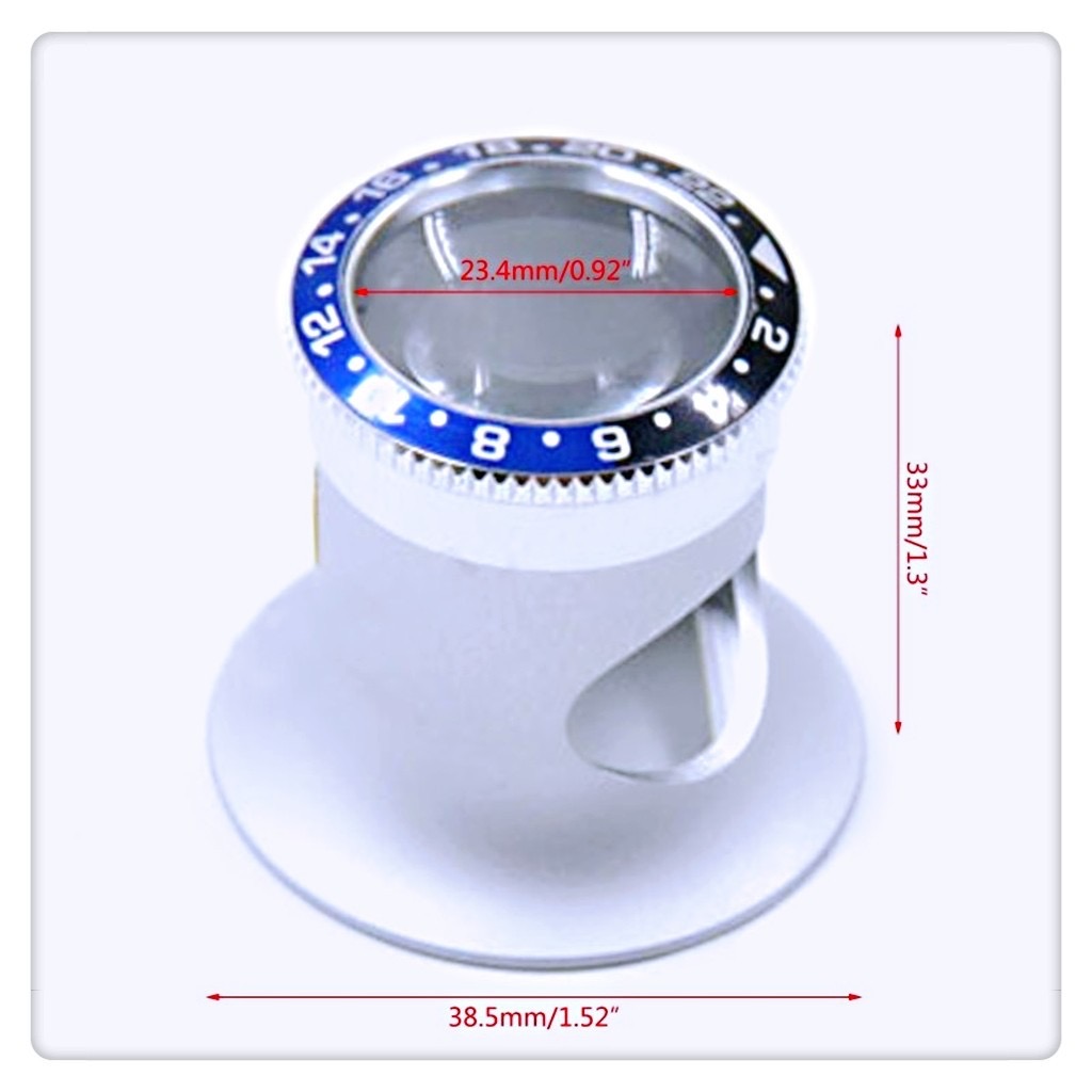 Jam tangan kaca pembesar, 3X/4 - Eye Piece Magnifier ulasan dan harga