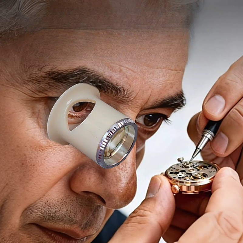 1PCS Monocular Pin-hole Loupe  - Eye Piece Magnifier ulasan dan harga